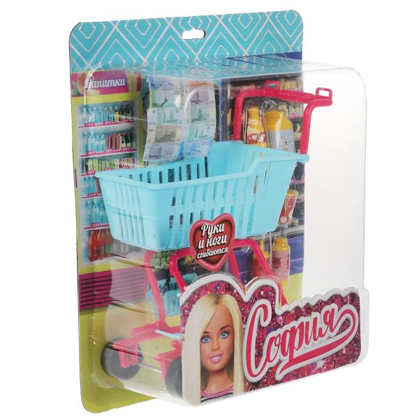 Accessoires pour maison de 29 cm, ensemble complet pour sociétés, pour magasin, blister КАРАПУЗ en cor.36шт