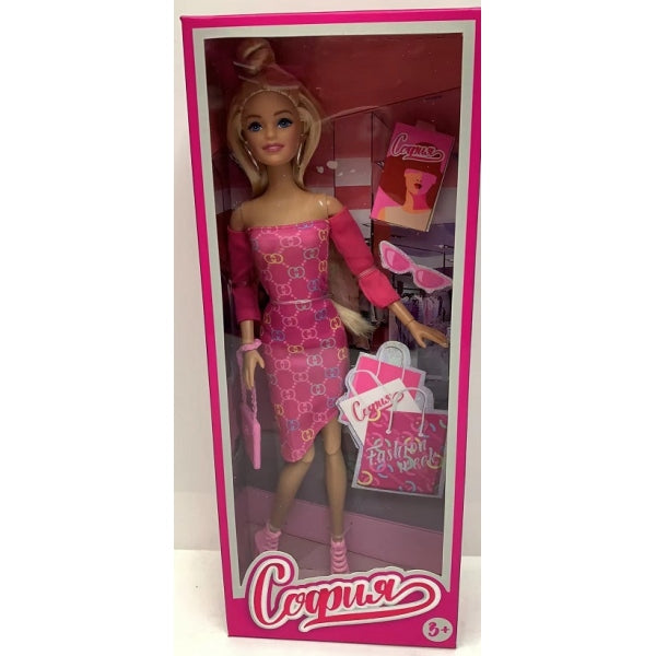 Кукла 29см София, руки и ноги сгиб., акс., кор. КАРАПУЗ в кор.24шт