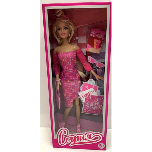 Кукла 29см София, руки и ноги сгиб., акс., кор. КАРАПУЗ в кор.24шт