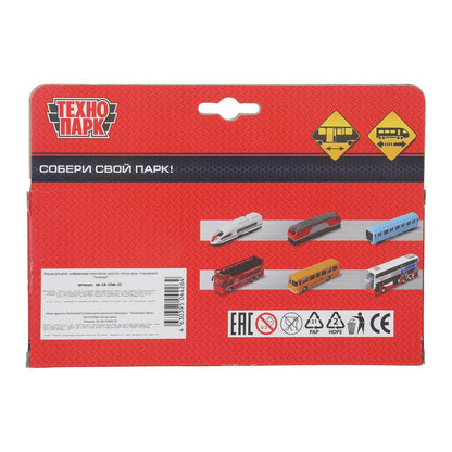 Модель металл АЭРОЭКСПРЕСС ПОЕЗД, 16 см, двери, инерция, коробка Технопарк в кор.2*24шт