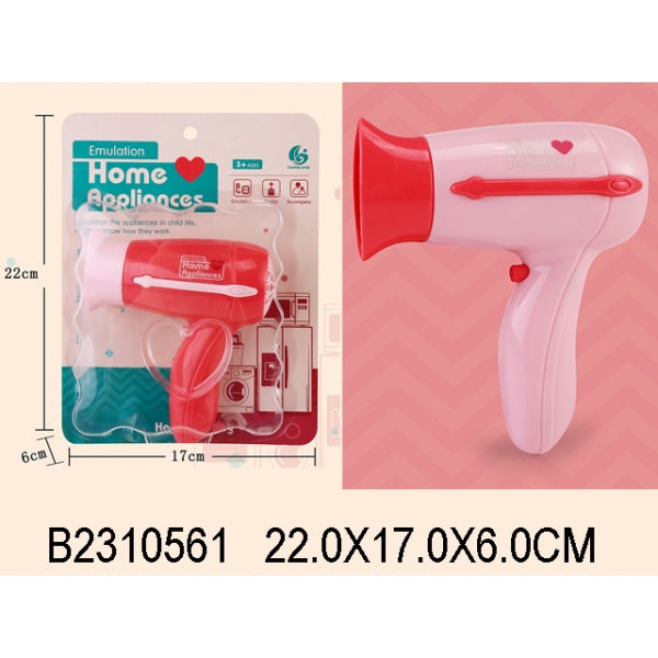 Игрушка фен на бат. на карте. 22х17х6 см. в кор.2*60шт
