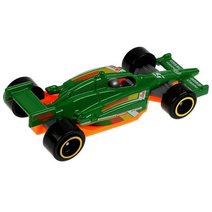 Machine en métal ROAD RACING SUISSE 7,5 cm, dans un assortiment, en blister. Parc technologique en cor.2*360шт