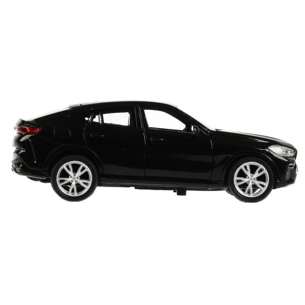 X6-12-BK342357 Машина металл BMW X6 длина 12 см, двери, багажник, инер, черный, кор. Технопарк в кор.2*