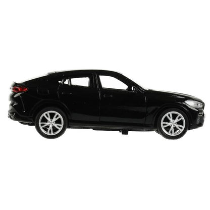 X6-12-BK342357 Машина металл BMW X6 длина 12 см, двери, багажник, инер, черный, кор. Технопарк в кор.2*