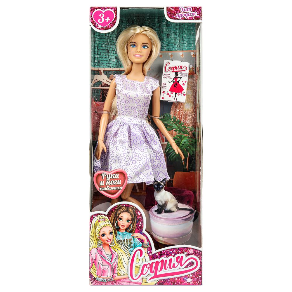 Кукла 29см София, руки и ноги сгиб., кор. КАРАПУЗ в кор.24шт