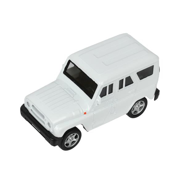 Машина металл УАЗ ХАНТЕР длина 10,5 см, инерция, белый, кор. Технопарк в кор.2*36шт
