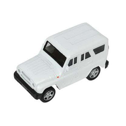 Машина металл УАЗ ХАНТЕР длина 10,5 см, инерция, белый, кор. Технопарк в кор.2*36шт