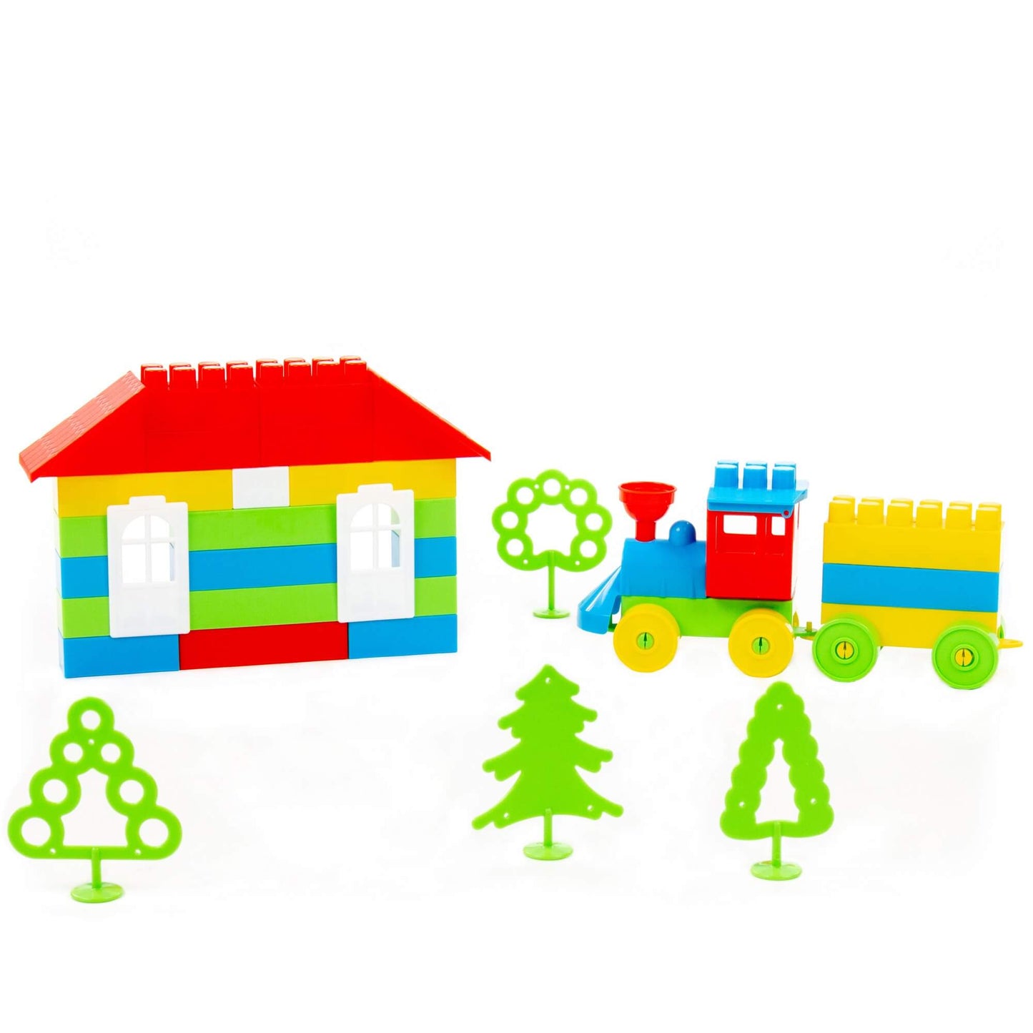 Полесье. Конструктор "Строитель" 95 эл. Средний арт.0583 /10