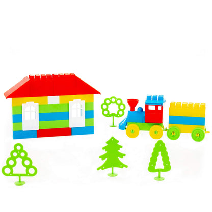 Полесье. Конструктор "Строитель" 95 эл. Средний арт.0583 /10