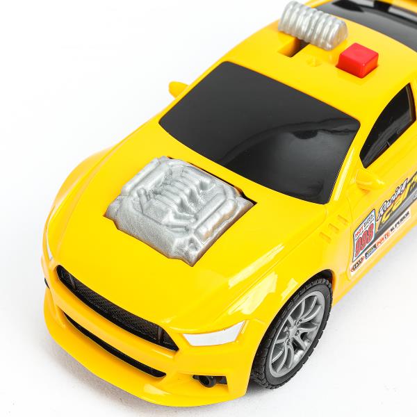 Машина пластик свет-звук СПОРТКАР 15 см, инерция,, кор. Технопарк в кор.2*48шт