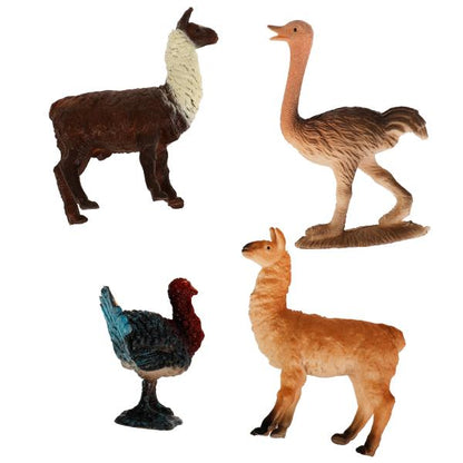 Игрушка пластизоль ранчо 12,5см 4 шт/упаковка, в кор.144шт ИГРАЕМ ВМЕСТЕ в кор.2*72шт