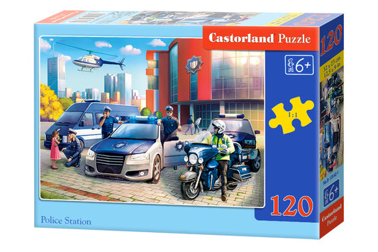 В-13562 Полицейский участок, (120 деталей MIDI) Castor Land