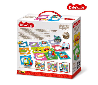 Пазлы MAXI "Техника" 24 эл Baby Toys (поле 61х47см)