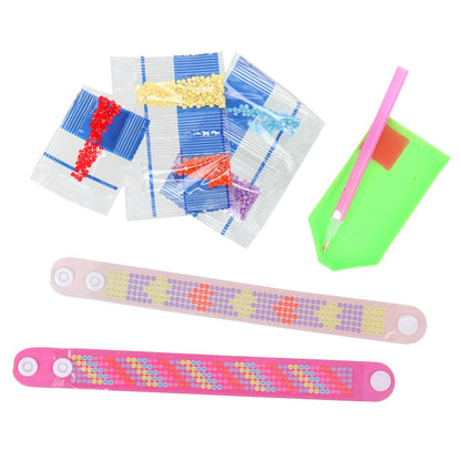 Браслеты алмазной мозаикой 2 шт, my Little Pony МУЛЬТИ АРТ в кор.100наб