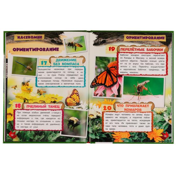 Насекомые. И.Я.Павлинов. 100 фактов. Энциклопедия с развивающими заданиями. 48 стр. Умка в кор.22шт