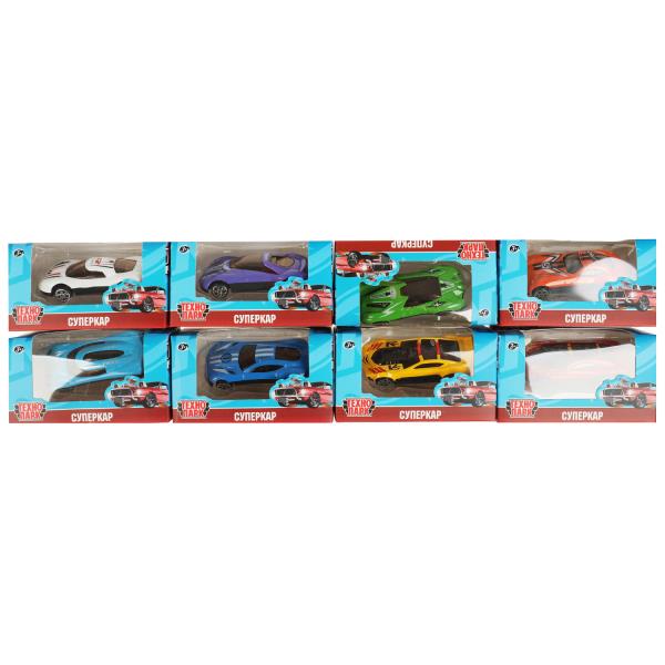 Машина металл ROAD RACING SUPERKAR 7,5 см, в ассортименте, фары Технопарк уп-24шт в кор.32уп