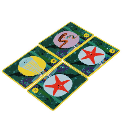 Акуленок. Карточная игра Мемо. (50 карточек 65х95мм). Коробка: 125х170х40мм. Умные игры в кор.50шт