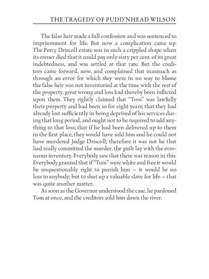 The Tragedy of Pudd’nhead Wilson = Простофиля Вильсон: на англ.яз
