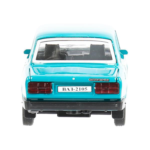 Машина металл LADA ваз-2105 1997 г. 12 см, двери, багажник, инерц., кор. технопарк Технопарк в кор.2*36шт