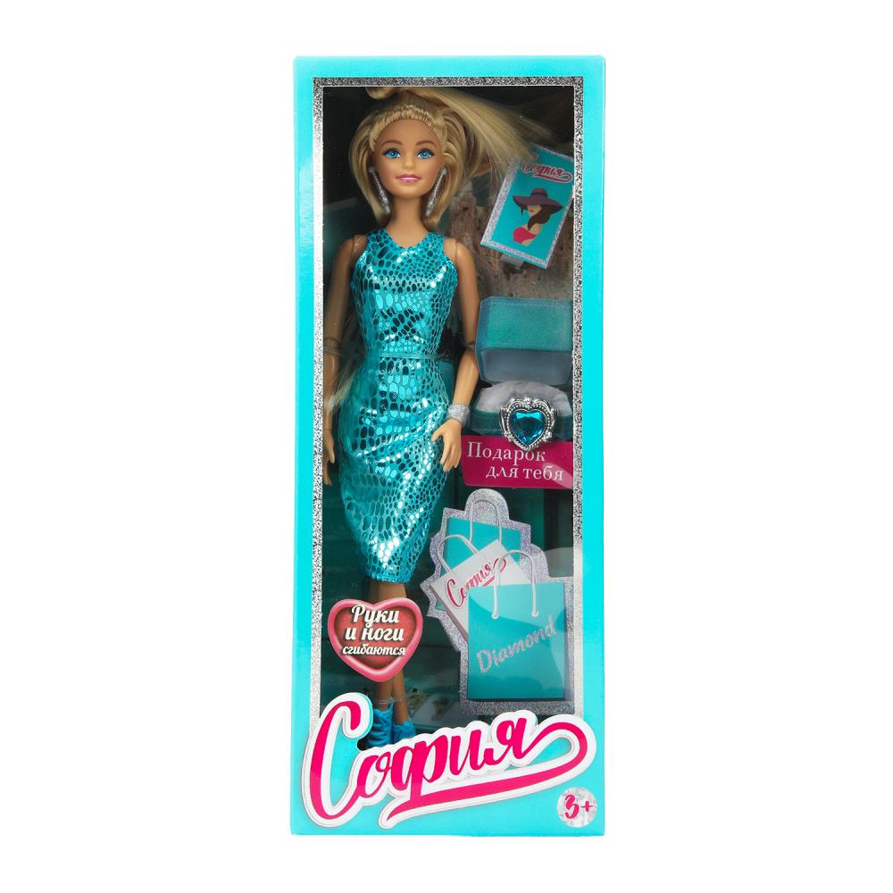 Кукла 29см, руки и ноги сгиб., акс, кор КАРАПУЗ в кор.24шт