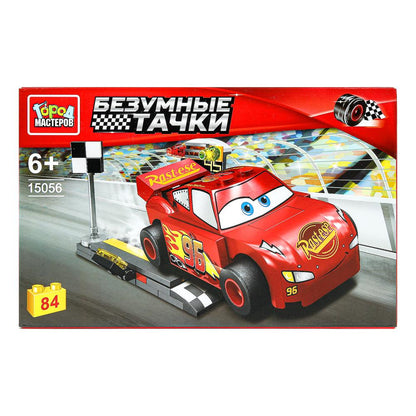 Конструктор безумные тачки, 84 дет. Город мастеров в кор.2*60шт