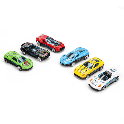 Machine en métal ROAD RACING pour SUISSE 7 cm, 3 pièces, dans un assortiment, couleur. Parc technologique dans le cor.2*96шт
