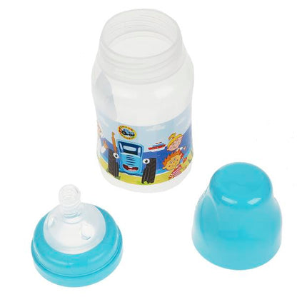 Бутылочка для корм., шир. г СИНИЙ ТРАКТОР 270 мл, сил. с., б/р. Умка в кор.12шт