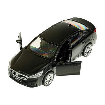 Машина металл KIA k7, 11,5 см, двери, инерция, кор. Технопарк в кор.2*48шт