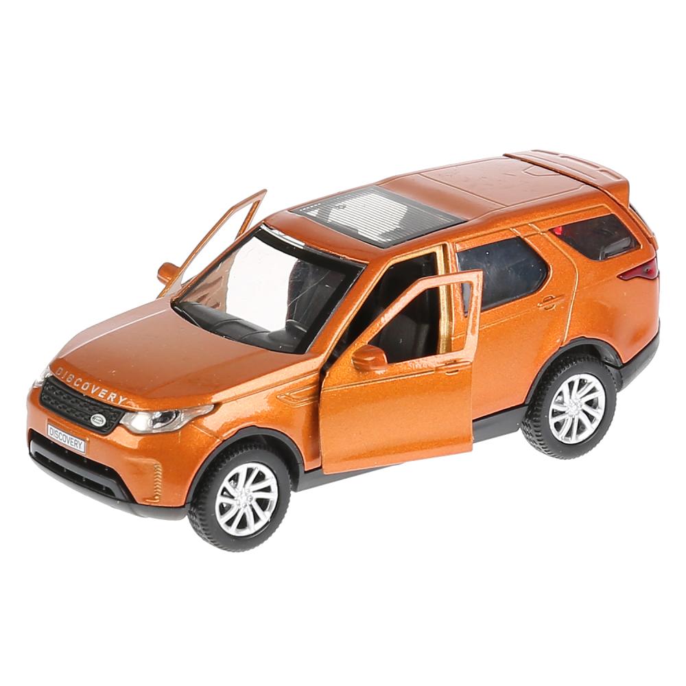 Машина металл LAND ROVER DISCOVERY 12см, открыв. двери, инерц, золотой,в кор. Технопарк в кор.2*36шт