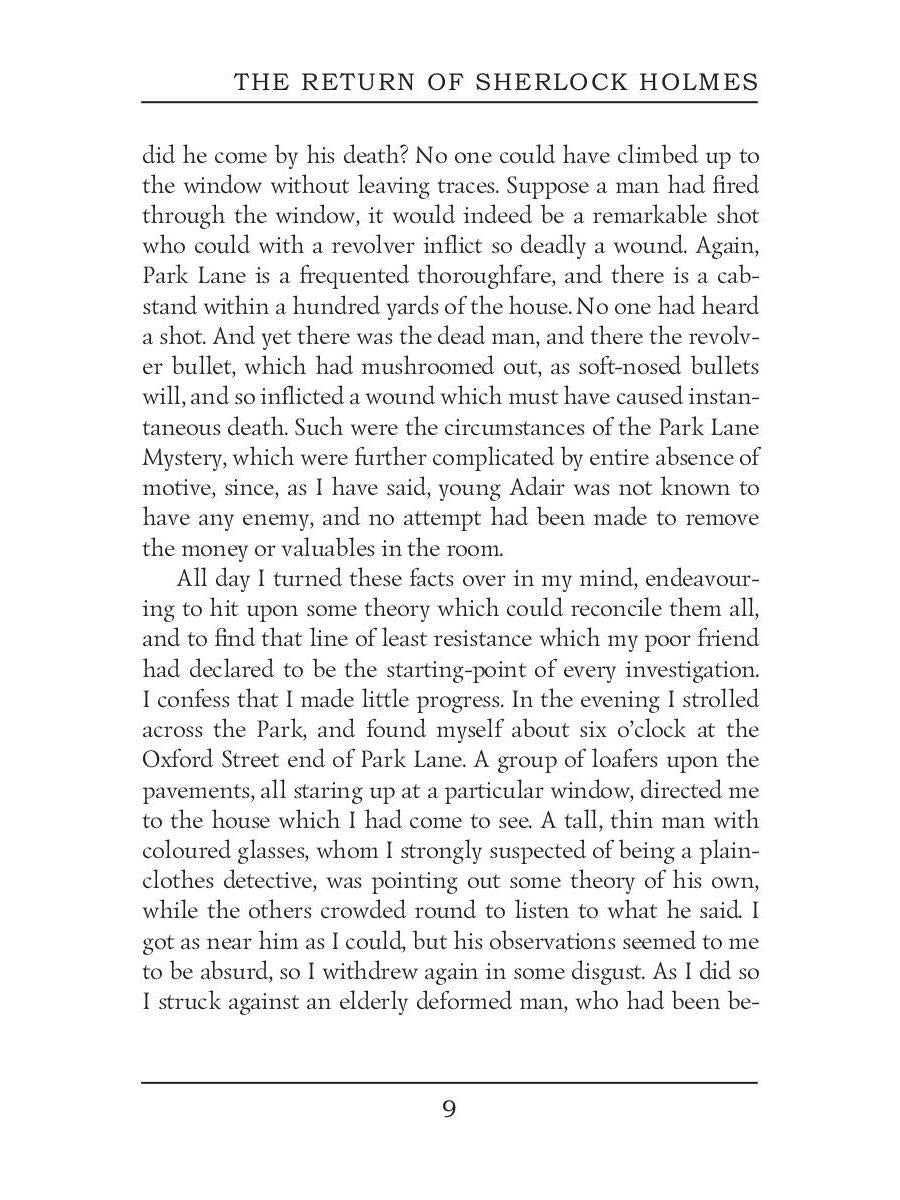 The Return of Sherlock Holmes