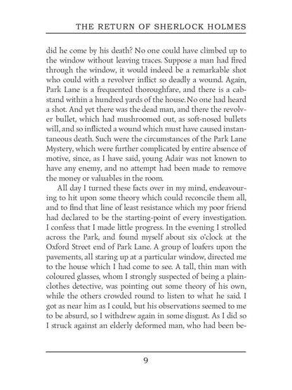 The Return of Sherlock Holmes