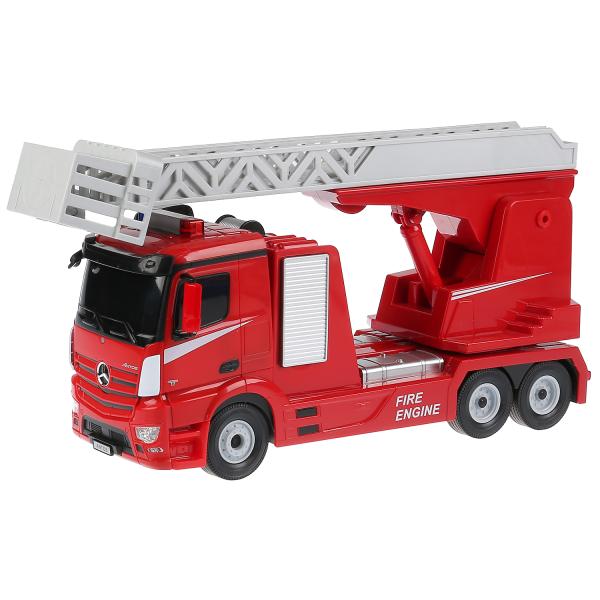 Машина р/у Mercedes-benz пожарная охрана 1:24, свет+звук, подвиж. элементы в кор. Rastar в кор.4шт