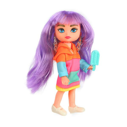 Кукла супер подружка 15 см, аксессуары КАРАПУЗ в кор.2*84шт