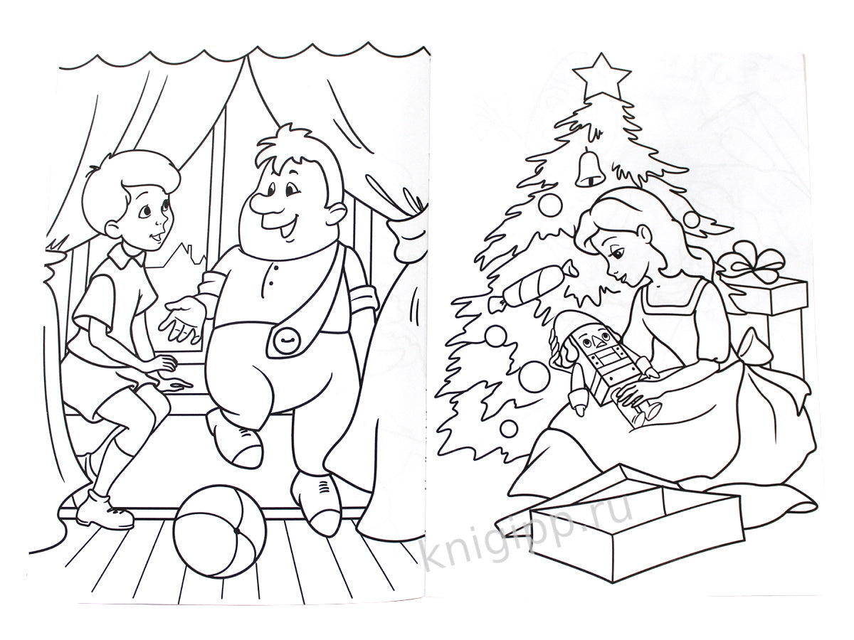 РАСКРАСКА А4 эконом. МИР СКАЗОК