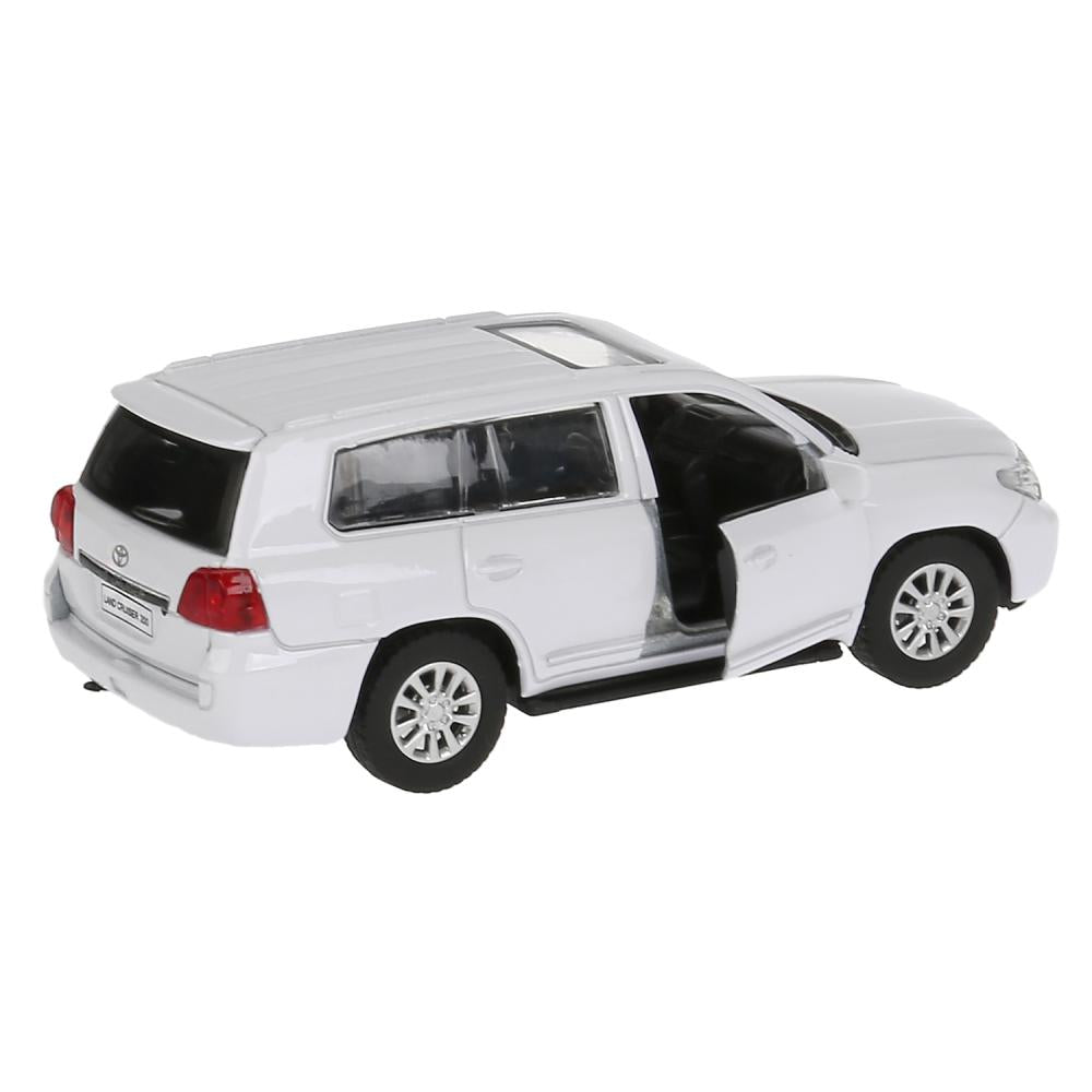 CRUISER-WT262770 Машина металл TOYOTA LAND CRUISER длина 12,5 см, двери, инерц, белый, кор. Технопар