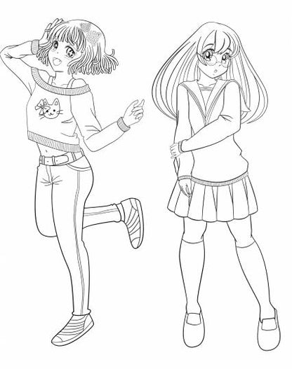 РАСКРАСКА АНИМЕ. МИР ОТАКУ