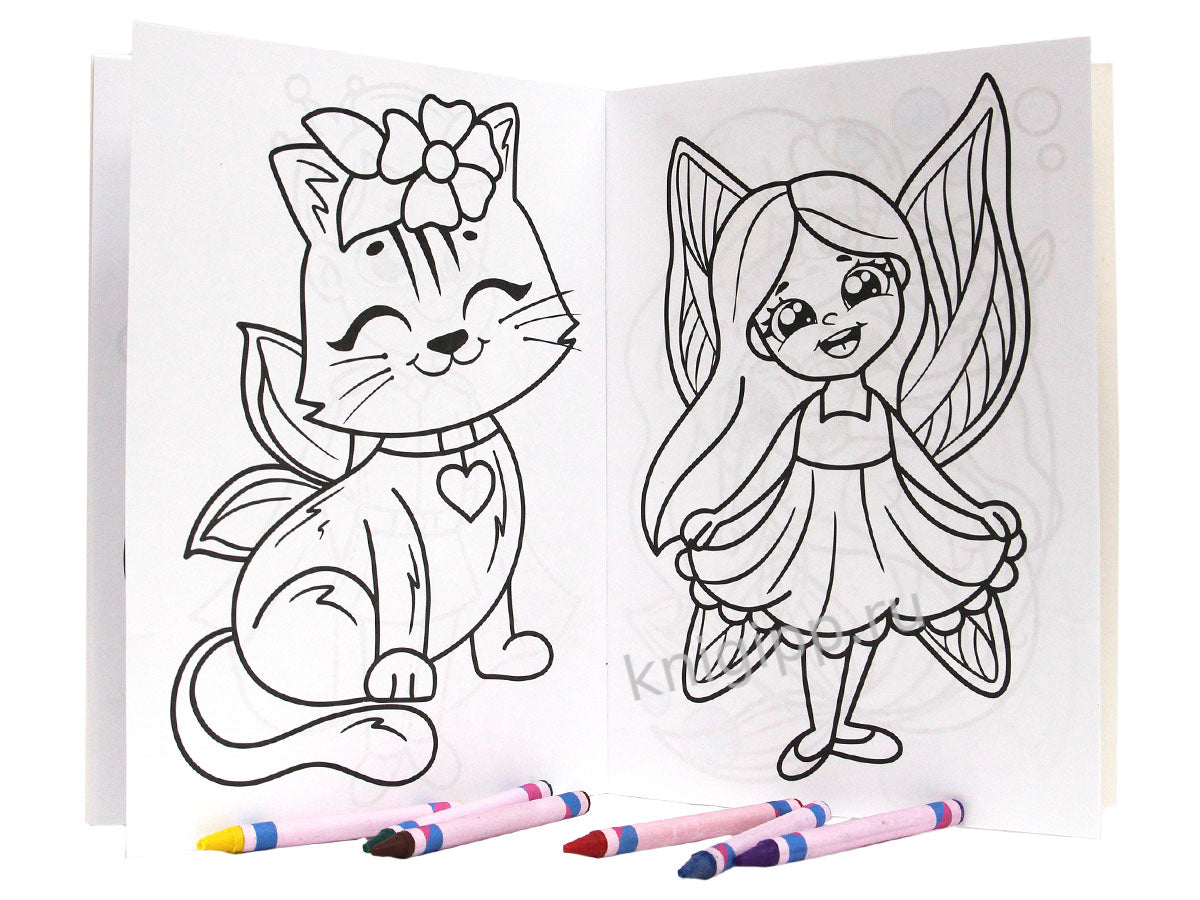 РАСКРАСКА С МЕЛКАМИ. ВОЛШЕБНЫЙ МИР