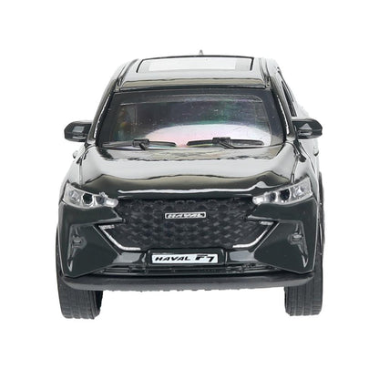 Машина металл haval f7 длина 12 см, инерц, двери, багаж, темно-серый, в кор. Технопарк в кор.2*36шт