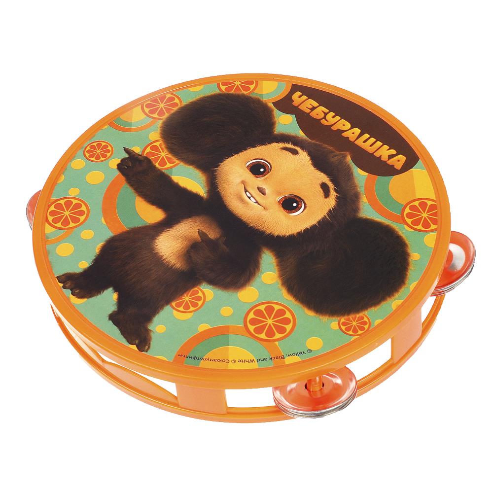 Бубен Чебурашка блист.20,4*28*4см ИГРАЕМ ВМЕСТЕ в кор.96шт