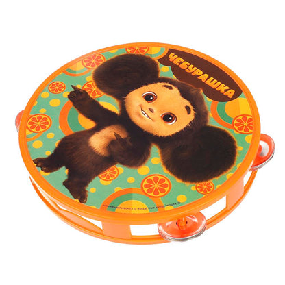 Бубен Чебурашка блист.20,4*28*4см ИГРАЕМ ВМЕСТЕ в кор.96шт