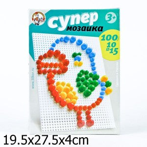 СУПЕР МОЗАИКА D10+15/100ЭЛ./5 ЦВЕТОВ в кор.16шт