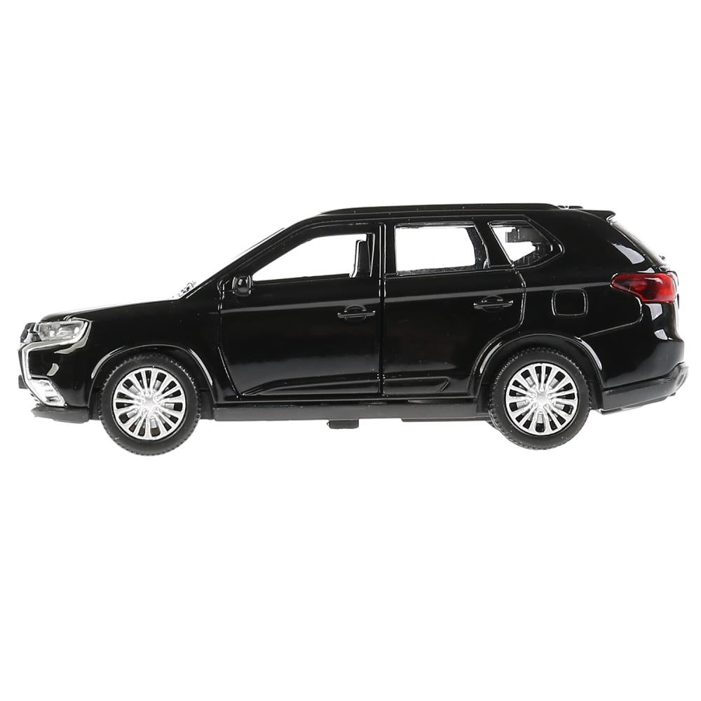 Машина металл "MITSUBISHI OUTLANDER" 12см, открыв. двери, инерц, черный в кор Технопарк в кор.2*36шт
