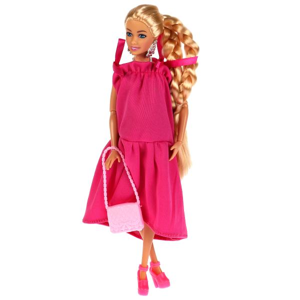 Кукла 29 см София беременная тройней, руки и ноги сгиб, акс, кор КАРАПУЗ в кор.24шт