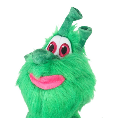 Мягкая игрушка БУБА зеленый 20 см, вышитые глаза, озвуч. "МУЛЬТИ-ПУЛЬТИ" в кор.24шт