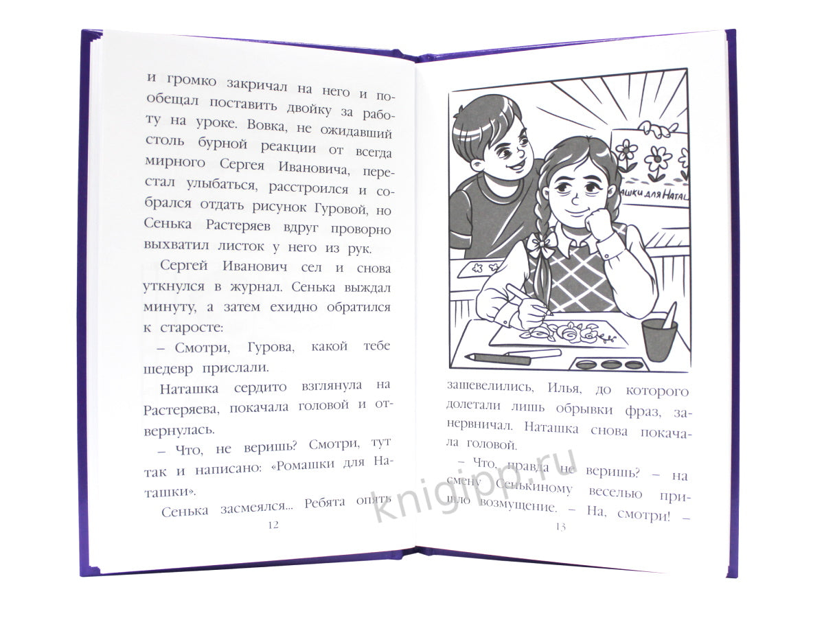 МОЯ БИБЛИОТЕКА. Ромашки для Наташки 80 стр