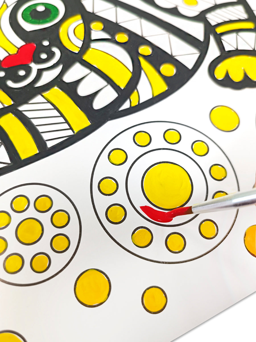 Набор для творчества. Раскраска "Котик"