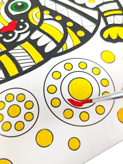 Набор для творчества. Раскраска "Котик"