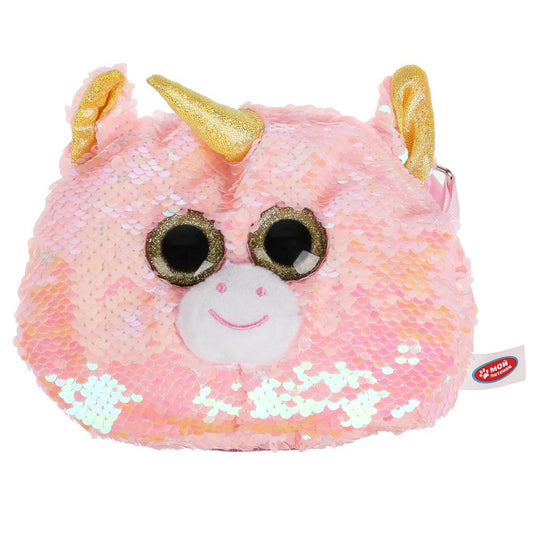 Мягкая игрушка сумочка в виде единорога 18см , в упаковке МОЙ ПИТОМЕЦ в кор.24шт