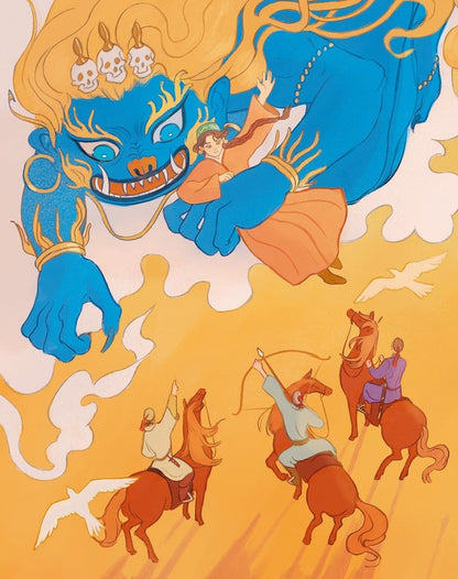 Калмыцкие сказки. Мангас и трое смелых братьев