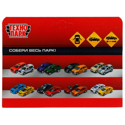 Машина металл AUDI Q7 SPORT длина 12 см, дверь, багажник, инер, зеленый, кор. Технопарк в кор.2*36шт